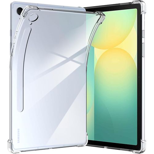Housse Transparente Ultrafine En Tpu Pour Samsung Galaxy Tab S10 Fe+/Fe Plus - Anti-Jaunissement, Anti-Rayures, Protection 360° Coins Airbag, Anti-Empreintes, Accès Ports/Boutons