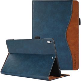 Kal-Coque Pour Ipad 9.7 Pouces 2018/2017(6ème / 5ème Génération), Coque Ipad Air 1/2, Ipad Pro 9.7 Étui De Protection Cover Case Cuir Pu Housse Étui Avec Veille/Réveil Automatique, Bleu