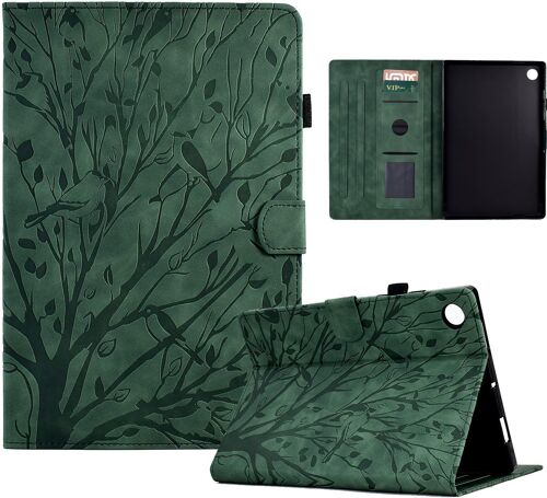 Kalanka-Coque Pour Samsung Galaxy Tab A9+ / A9 Plus 11'' 2023 Sm-X210 / X216 / X218, Housse Étui À Rabat Et Portefeuille Case Avec Fonction Support, Coque De Protection Pour Samsung Tab A9 Plus - Ver