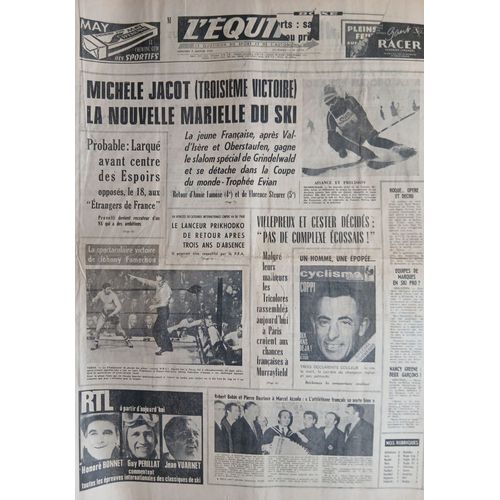 L'Equipe N°7379 Du 7 Janvier 1970