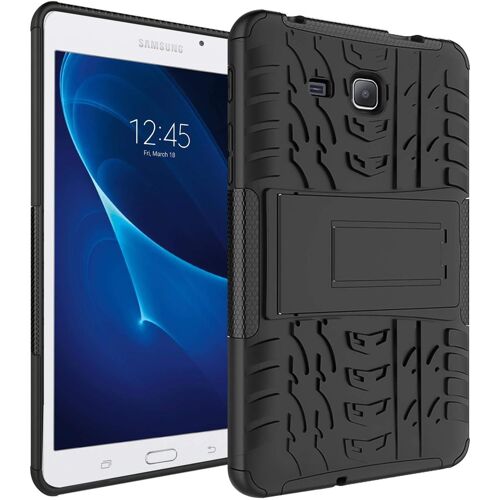 KAL-Coque Pour Samsung Galaxy Tab A 7.0 Pouces 2016, Coque Robuste Antichoc Housse Étui De Protection Case Outdoor Armure [T280/T285], Noir