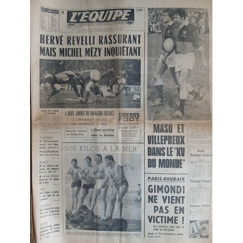 L'Equipe N°7775 Du 16 Avril 1971