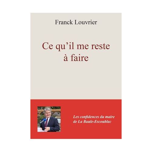 Ce Qu'il Me Reste À Faire