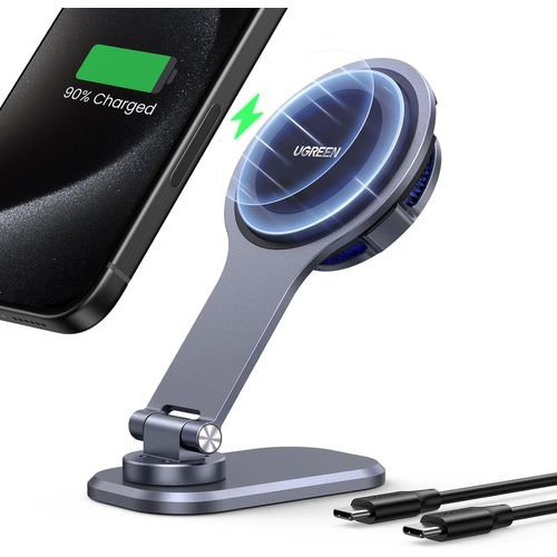 Support Téléphone Voiture Induction Aimanté Chargeur Voiture Magnétique Collé Sur Écran Tactile Compatible Avec Iphone 16 Plus Pro Max 15 14 13 12 Mini