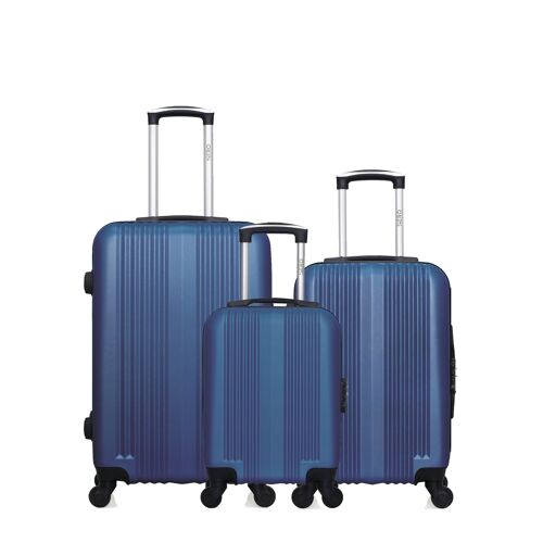 HERO - Lot de 3 - Valise Weekend, valise cabine et valise cabine XXS LIPARI