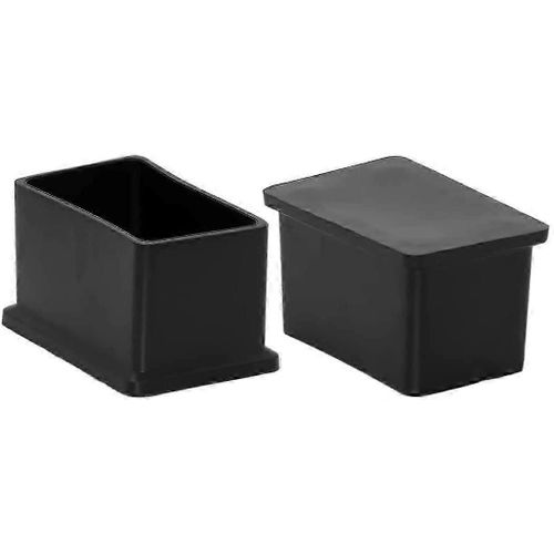 Paquet De 8 Capuchons De Chaise Rectangulaires En Pvc Non Marquants 30 Mm X 50 Mm (1-3/16 » X 2 »)