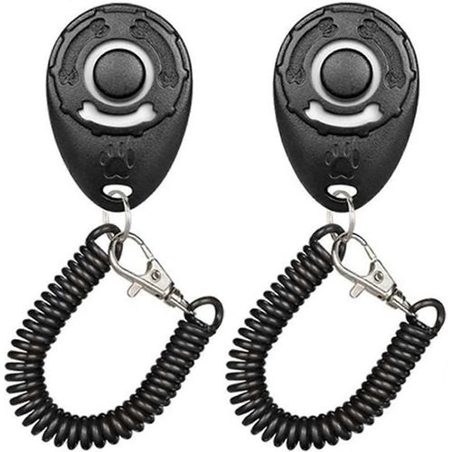 Lot De 2 Clickers Pour Dressage De Chiens, Clicker Pour Chien, Sifflet Pour Chien, Pour Animal De Compagnie Professionnel