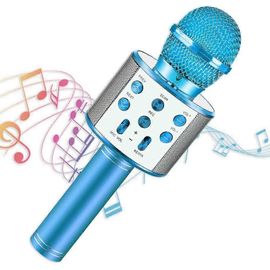 Jouets musicaux pour les garçons de 4 à 12 ans Cadeaux,enfants Bluetooth Karaoké Chantant Microphone