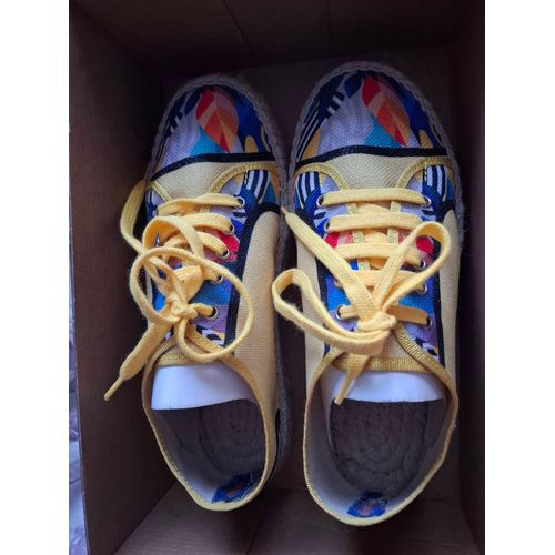 Espadrilles Femme Fabrication Française - La Maison De L’Espadrille Couleur Jaune - 37