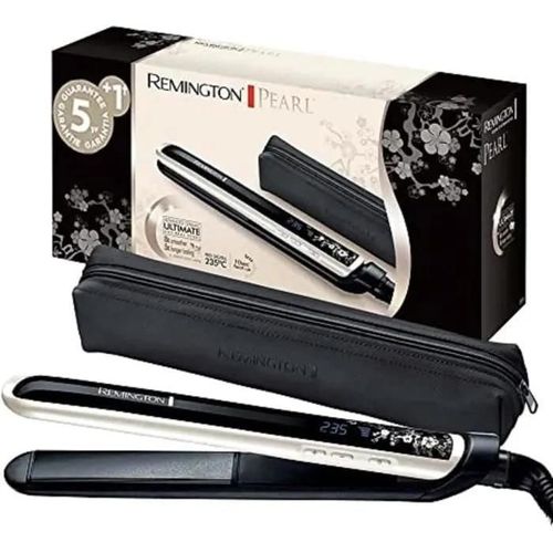 Remington Lisseur Cheveux Ultra Rapide & Glisse Facile Pearl Céramique Haute Qualité Avec Éclats De Perles,Chaleur Homogène,Écran