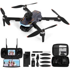 Drone Avec Camera, Moteur Sans Balais Fpv Drone Avec Ecran 2.4 Inch Adulte, Auto-Hover, Controle Gestuel, 32gb Sd Card With Card Rea-Quxv