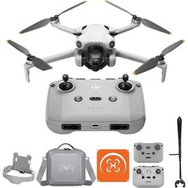 Dji Mini 4 Pro (Telecommande Dji Rc-N2) Avec Accessoires Polyvalents, Mini-Drone Pliable Avec Camera Video 4k Hdr Pour Adultes, Moin-Dji