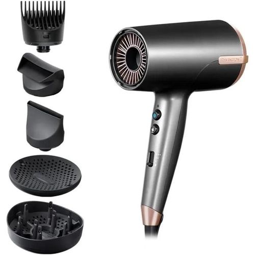 Remington One Seche-Cheveux Ionique Puissant Rapide Drystyle (2000w, 120 Kmh Flux D'air, 5 Embouts:Flyaway, 2 Diffuseurs: Fin
