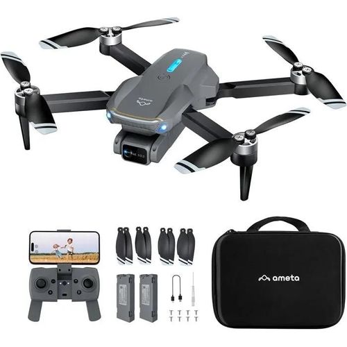 Ameta Drone Avec Camera 4k Uhd Pour Adulte, S20 Lite Moteur Sans Balais Fpv Mini Drone Pour Debutant Et Enfant Avec Vol De 36min, Ma-Ameta