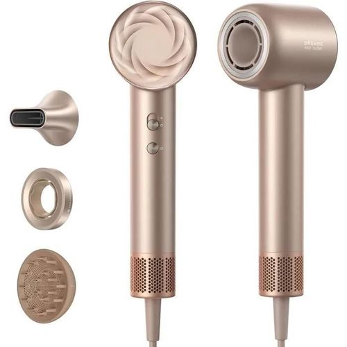 DREAME Hair Glory Mix Seche-cheveux a grande vitesse, 3 embouts magnetiques, parfum, sechage personnalise, controle de temperature N