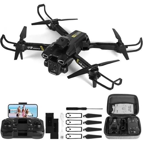 Drone Pour Enfant Avec Camera 720p Hd, Drone Quadricoptere Fpv Wifi Telecommande, Mode Sans Tete, Maintien D'altitude, 360flips, Ca-Fquvsp