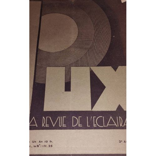 Lux La Revue De L' Éclairage Numéro 5 Mai 1929 Théâtre Saint Georges Architecture Lumineuse