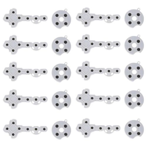 10 Pcs Bouton De Pavé De Contact En Caoutchouc Conducteur Pour Xbox 360 Poignée De Jeu Contrôleur De Jeu