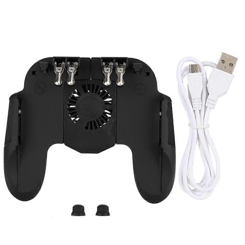 Manette de jeu pour téléphone avec poignée d'alimentation et dissipation thermique,avec ventilateur de refroidissement