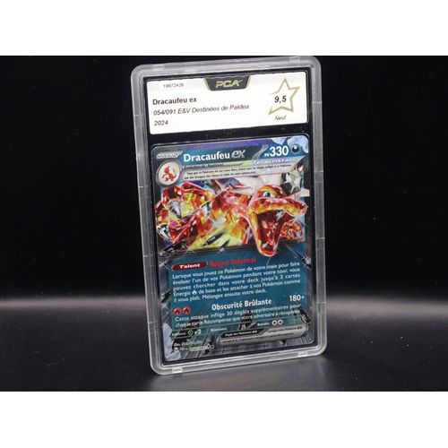 Carte Pokémon Gradée Dracaufeu Ex Pca 9.5 Fr