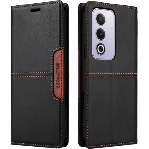 KAL-Compatible Oppo A3 Pro 5G Coque De Téléphone, Étui Portefeuille Avec Porte-Carte Support De Fonction] Rabat En Cuir Étui En Cuir De Protection Magnétique (Noir)