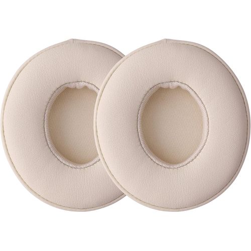 KALANKA-2X Coussinet Compatible avec Beats Solo 2 Wireless/Solo 3 Wireless Coussinet - Coussinets en Mousse pour Casque Audio - Beige