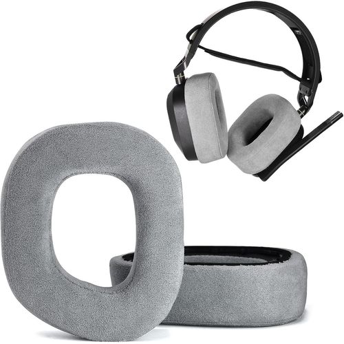 Coussinets de rechange pour casque sans fil CORSAIR HS80 RGB - AQSACOKIYA - en flanelle