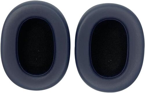 Coussinets d'oreille pour Jabra Elite 85H Casque, Oreillette de Remplacement pour Jabra Elite 85H Casque, Cuir Souple (Bleu)