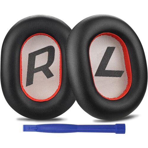 Protein Leather Softest Foam Cushion Pads for Plantronics BackBeat Pro 2, Voyager 8200 UC Headphones with Noise Isolation Memory Foam
