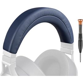 Housse en Cuir de Protéine Bandeau pour Corsair Virtuoso RGB Wireless XT SE Gaming Casque,Coussin de Remplacement pour Headband Réparation du Serre-tête.[D150]