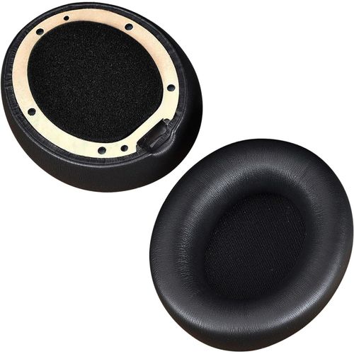 HRYU-Remplacement Coussinets D'Oreille Pour Beats Studio Pro Wireless Noise Cancelling Casque Memory Foam Et Protein Pu Coussinet Casque ¿ Coussinets De Rechange - Noir