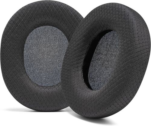 LORANKA-Coussinets d'oreille de Rechange Wicked Cushions pour Sony MDR 7506 | Cuir Plus Doux, durabilité inégalée | Compatible avec MDR 7506 / MDR V6 / MDR CD900ST | Airweave Black