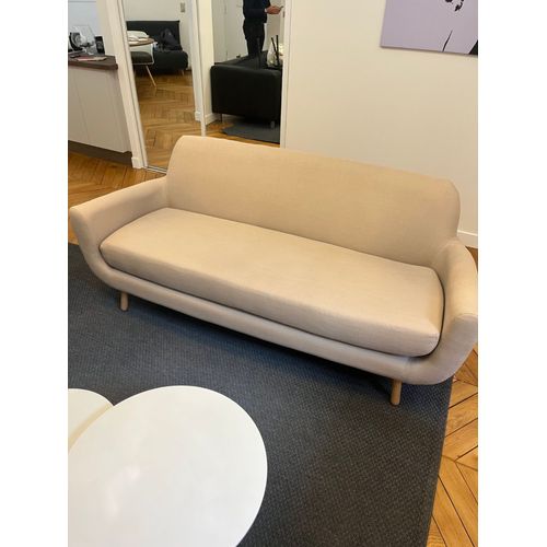 Canapé Tissu Beige - Style Scandinave