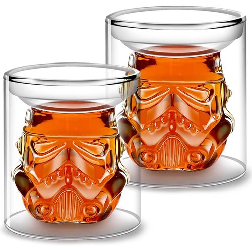 Set De 2 Verres À Whisky: Verres À Cocktail, Double Paroi Pour Bourbon, Scotch, Cognac Et Cocktails - 150 Ml