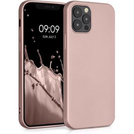 Housse Compatible Avec Apple Iphone 12 / Iphone 12 Pro Coque - Housse De Téléphone Protection Souple En Tpu - Or Rose Métallique[Pop944977]