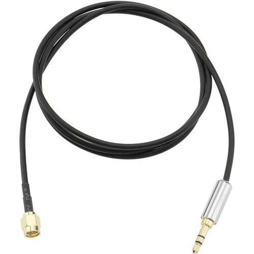 Câble d'extension de Prise Stéréo SMA Mâle vers 3,5 mm 1/8"" TRS Longueur 1 m pour Connecter Une Radio à Ondes Courtes ou Un Récepteur Radio à Une Antenne Câble Coaxial Coaxial