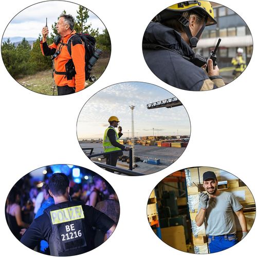 Accessoire de Ceinture bidirectionnel pour Talkie-walkie,pour Radio Portable/Haut-Parleur,Microphone/Haut-Parleur Radio Mobile,Compatible avec Kenwood Motorola Quansheng (Noir 01).[W104]