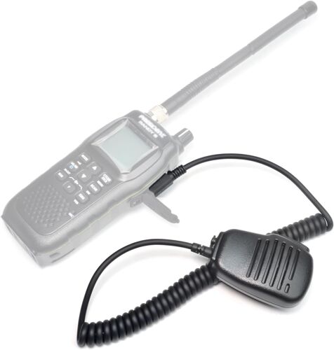 Radio - Microphone à main compatible avec les stations de radio President Randy III CB - Microphone de haut-parleur compatible avec les appareils radio Randy 3 - Avec bouton PTT