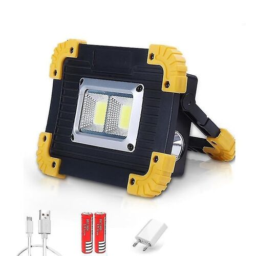 Lampe De Travail Led Cob Ultra-Lumineuse Et Portable Pour L'extérieur