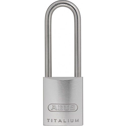 Cadenas Titalium 86TI - en inox - sans cylindre - léger - anse 80mm ABUS