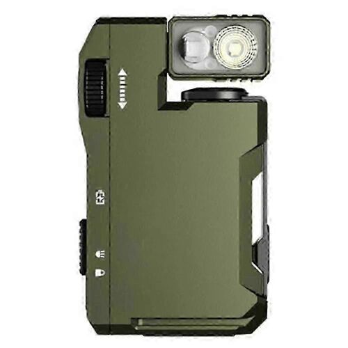 Mini lampe de poche magnétique portable G5 ¿ Lampe de poche EDC rechargeable avec une luminosité de 400 lumens pour les activités de plein air et les situations d'urgence-Vert