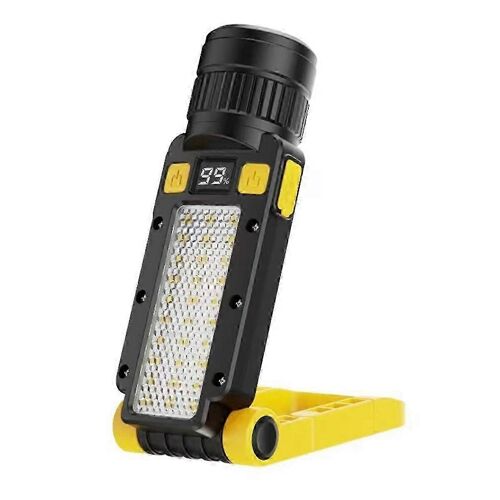Lampe torche LED ultra-lumineuse rechargeable par USB ¿ Torche étanche pour activités de plein air et utilisation d'urgence
