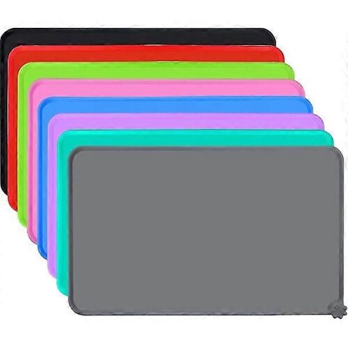 Gamelle En Silicone Antidérapante Pour Chien, Grand Tapis Pour Chien, Imperméable, 48 X 30 Cm