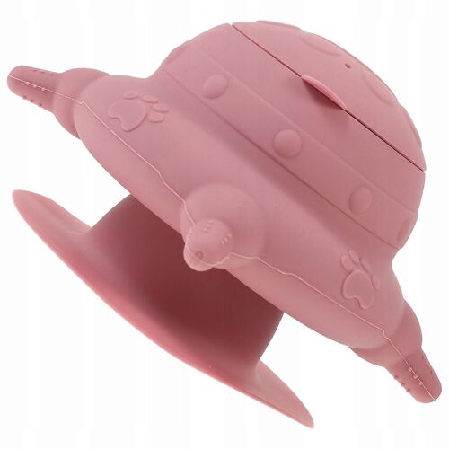 Mangeoire Pour Chiot En Silicone Rose