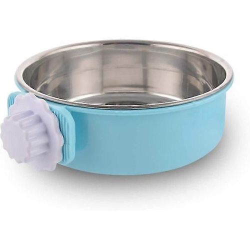 Cage Pour Chien, Gamelle Amovible, En Acier Inoxydable, À Suspendre, Petite Gamelle Pour Eau Et Nourriture, Fournitures Pour Animaux De Compagnie