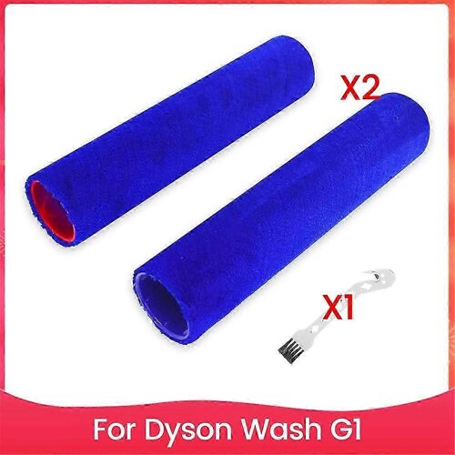 Lot de 2 brosses à rouleaux de rechange compatibles avec les aspirateurs, les serpillières humides et les autolaveuses Dyson Wash G1.