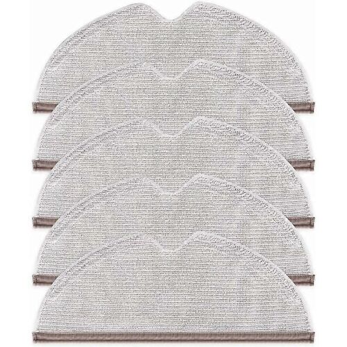 Lot de 5 chiffons de nettoyage pour aspirateur Xiaomi Roborock S5 MAX S50 S55 S6 MAXV, kit d'accessoires de remplacement pour aspirateur Xiaomi Clean