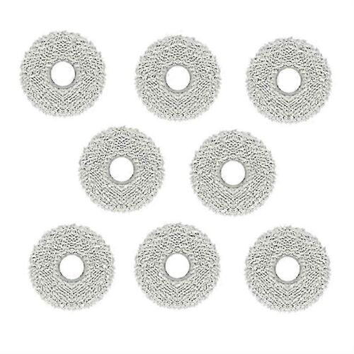 Convient pour 8 pièces pour Ecovacs Debot / T20 Pro / X1 OMNI / T10 Omni / S Robotic Vacuum Cleaner Mop Cloth Accessory