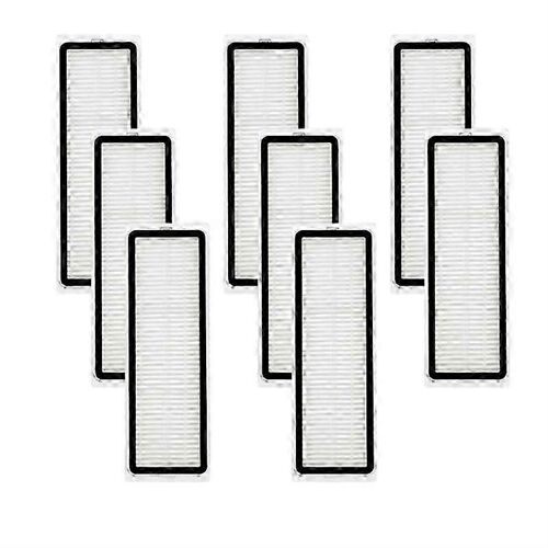Convient pour 8 pièces de rechange pour aspirateur robot Dreame L10S Ultra X10 S10 S10 Pro S20, filtre HEPA
