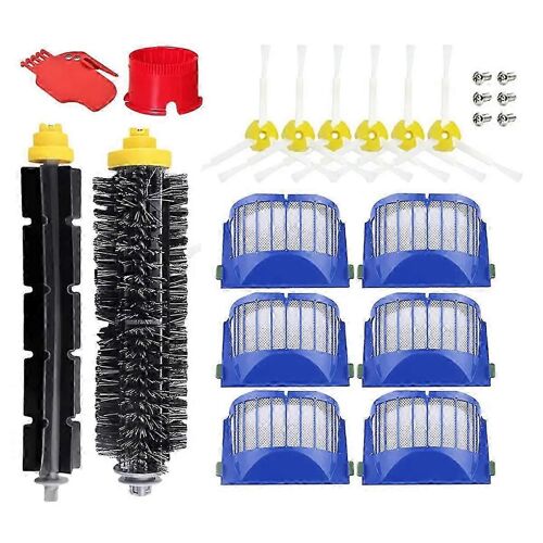 Compatible avec les aspirateurs robots IRobot Roomba 614/620/630/650/651/671/660/692, brosse latérale principale, filtre Hepa